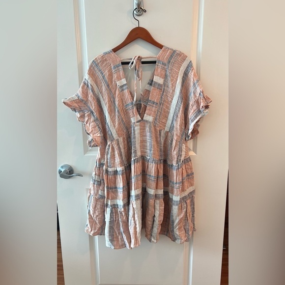 Lulus Linen babydoll dress NWT - Picture 4 of 16